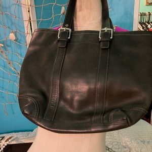 Coach Black Leather purse